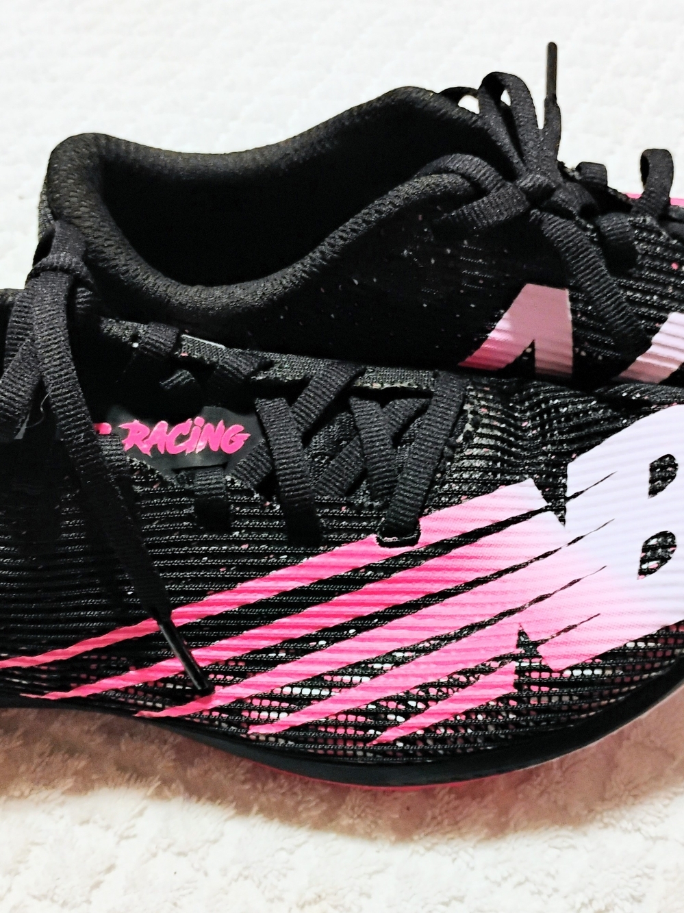 New Balance Fuel Cell XC7V3 Cross Country Racing Shoes Black Pink Women's 7.5 - Picture 6 of 12
